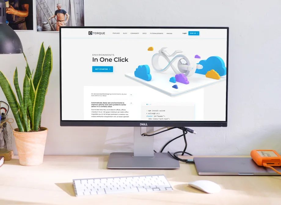 TORQUE WEBSITE REDESIGN